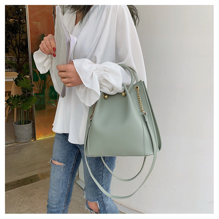 Temperament Big Bags Women's Autumn New Bags Wild Fashion Messenger Mother And Child Bag Simple Single Shoulder Bag