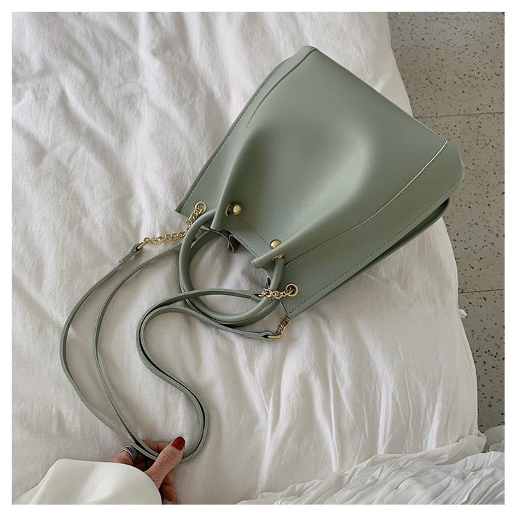 Temperament Big Bags Women's Autumn New Bags Wild Fashion Messenger Mother And Child Bag Simple Single Shoulder Bag