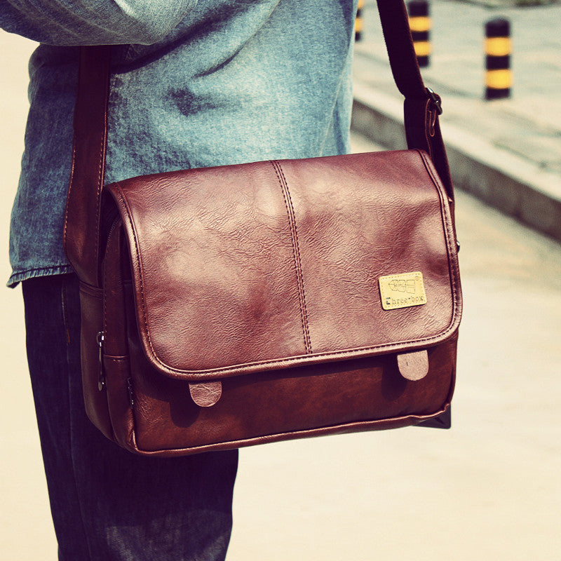 Explosion money -threebox fashion bags, men's bags, shoulder bags, a lot of stock, retro men's satchel 3438