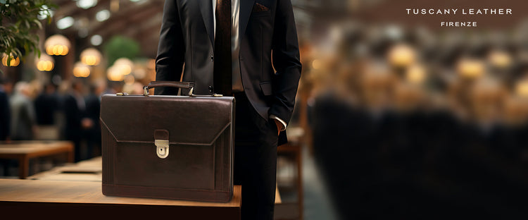 Aktówki i Torebki na dokumenty - skórzane Tuscany Leather© 