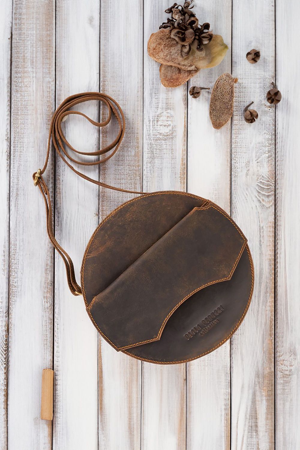   Torebka Model T-92-HBR Brown - Galanter 