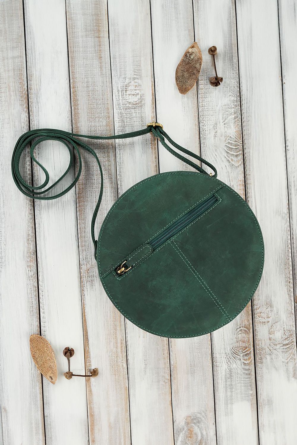   Torebka Model T-92-GRN Dark Green - Galanter 