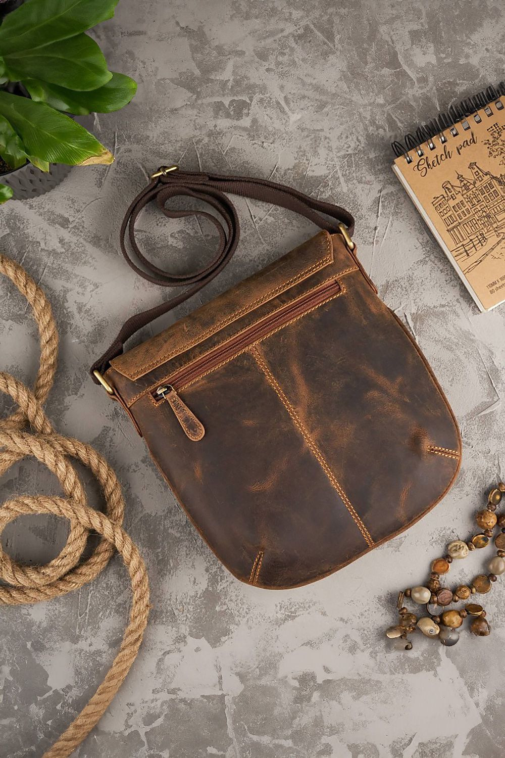   Torebka Model T-61-HBR Brown - Galanter 