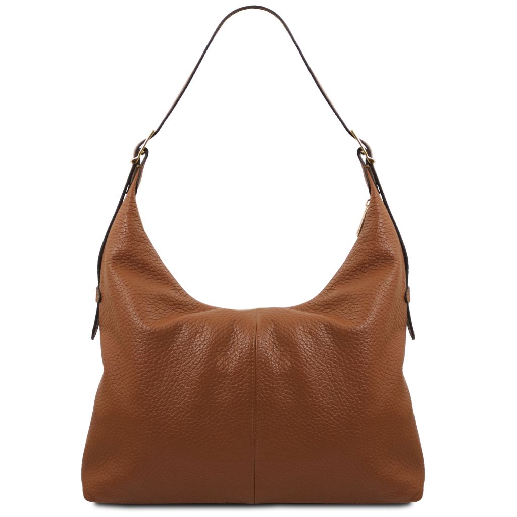 Plenia - skórzana torebka typu shopper