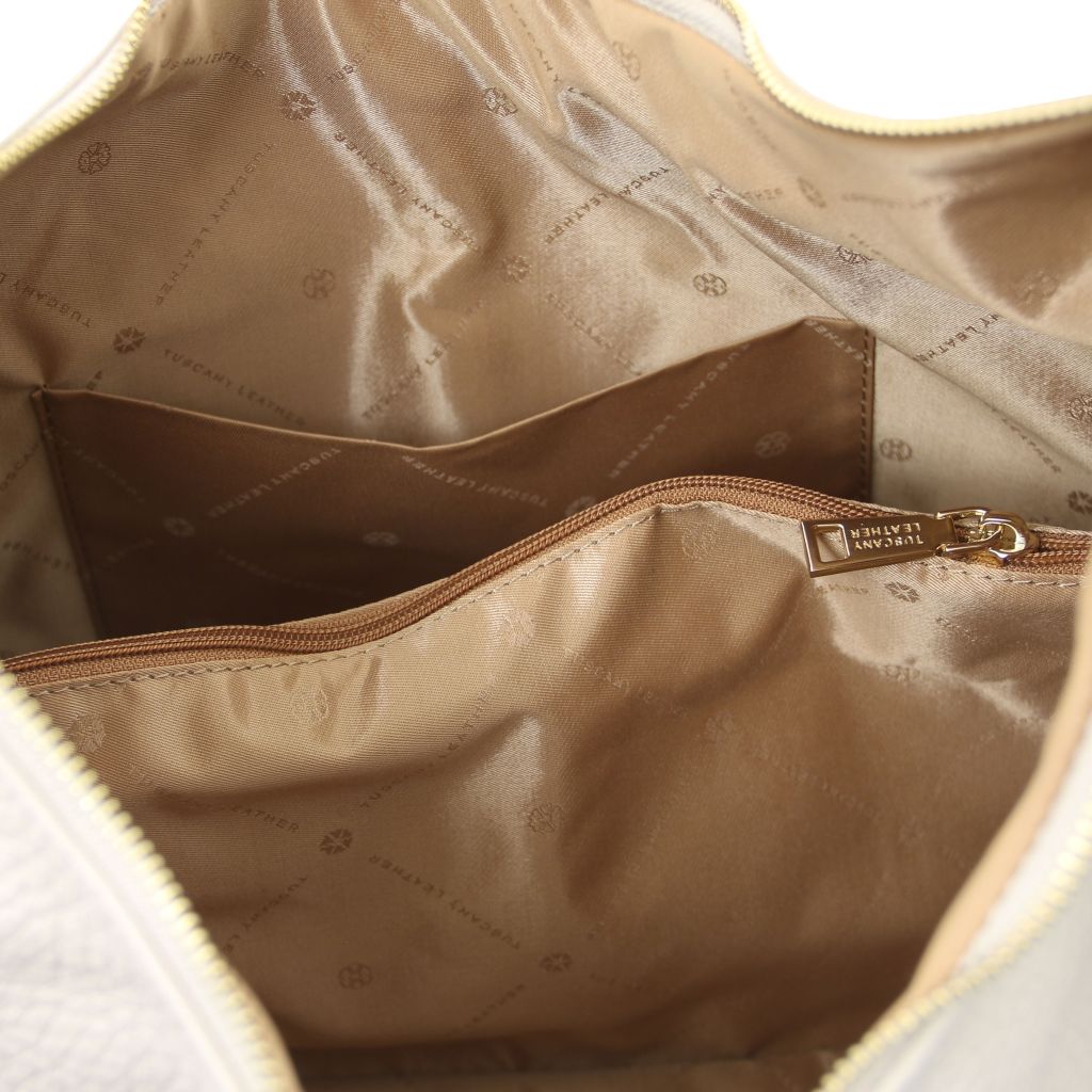 Plenia - skórzana torebka typu shopper