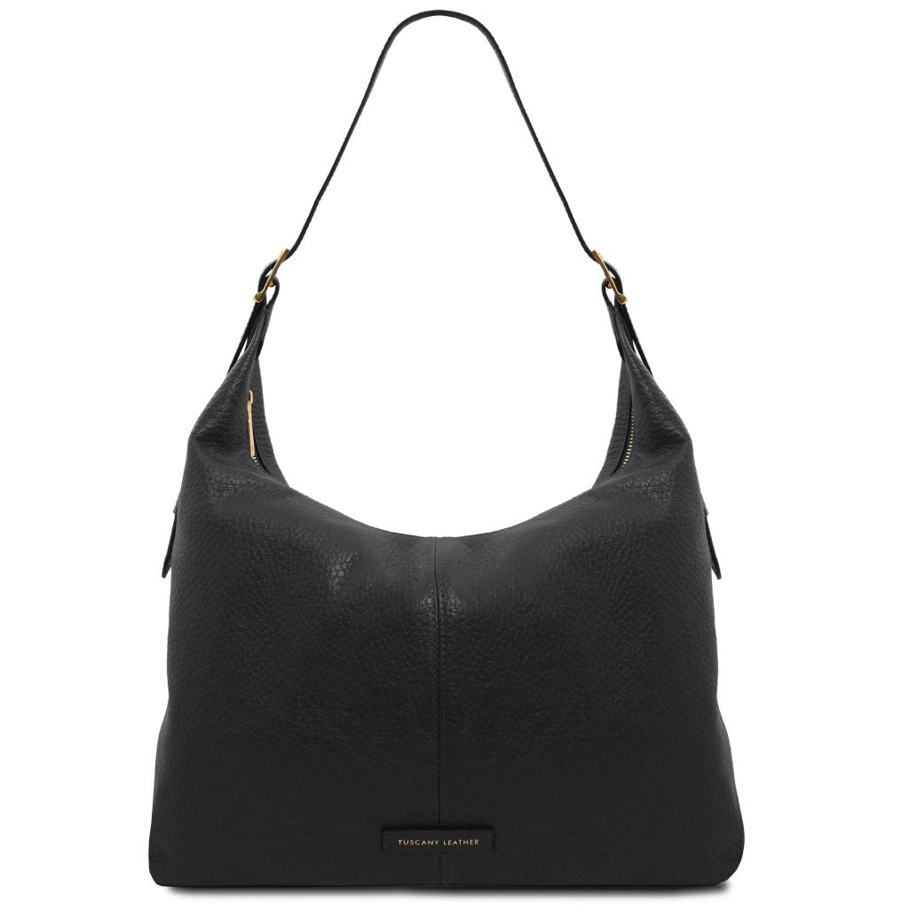 Plenia - skórzana torebka typu shopper