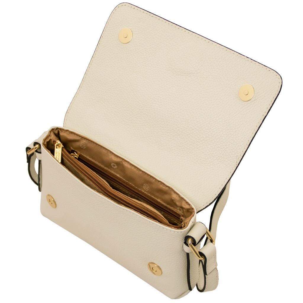 Biscuit - torebka na ramię z miękkiej skóry