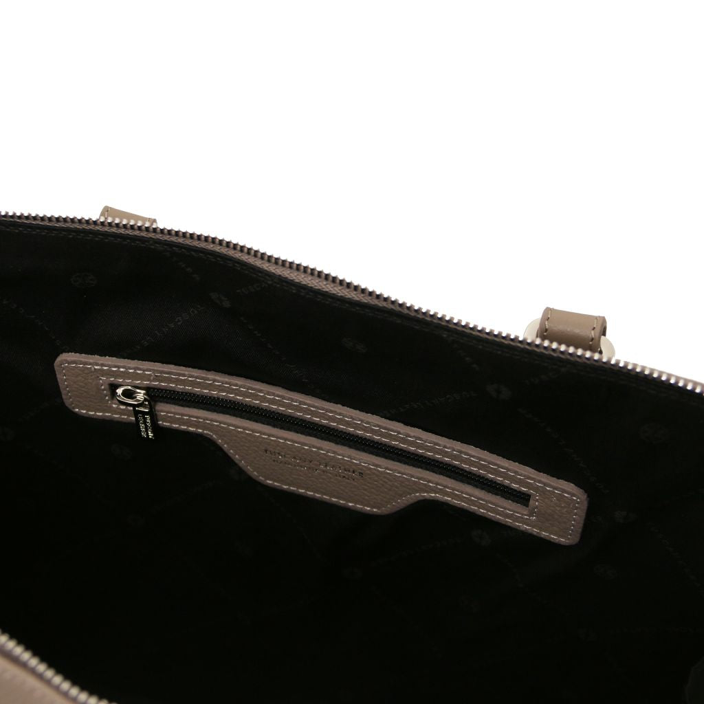 Magnolia - damska skórzana torba na laptopa