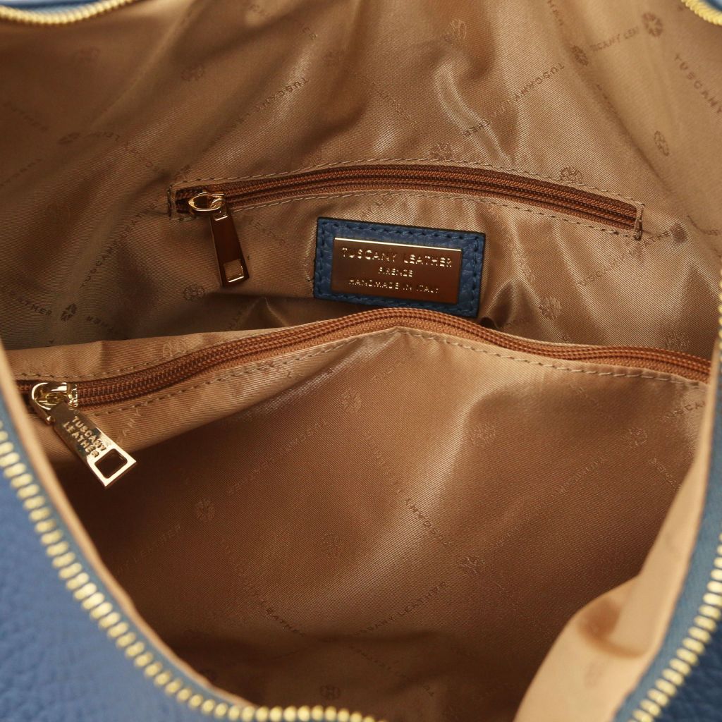 Plenia - skórzana torebka typu shopper