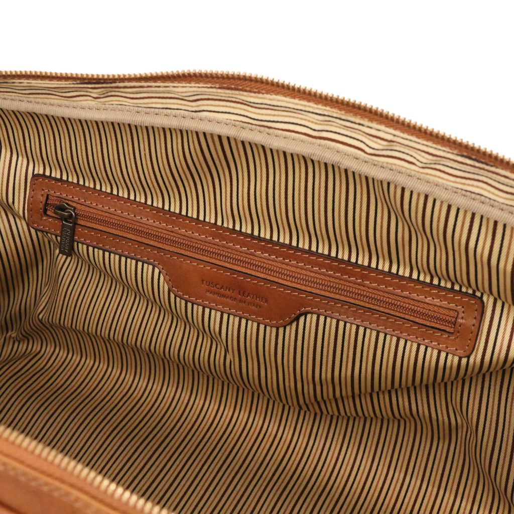 Lisbona - skórzana torba podróżna - mała