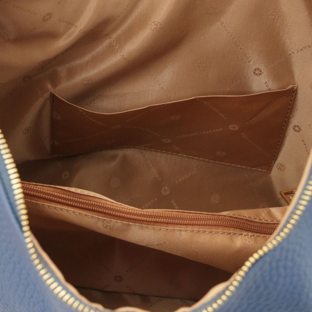 Plenia - skórzana torebka typu shopper