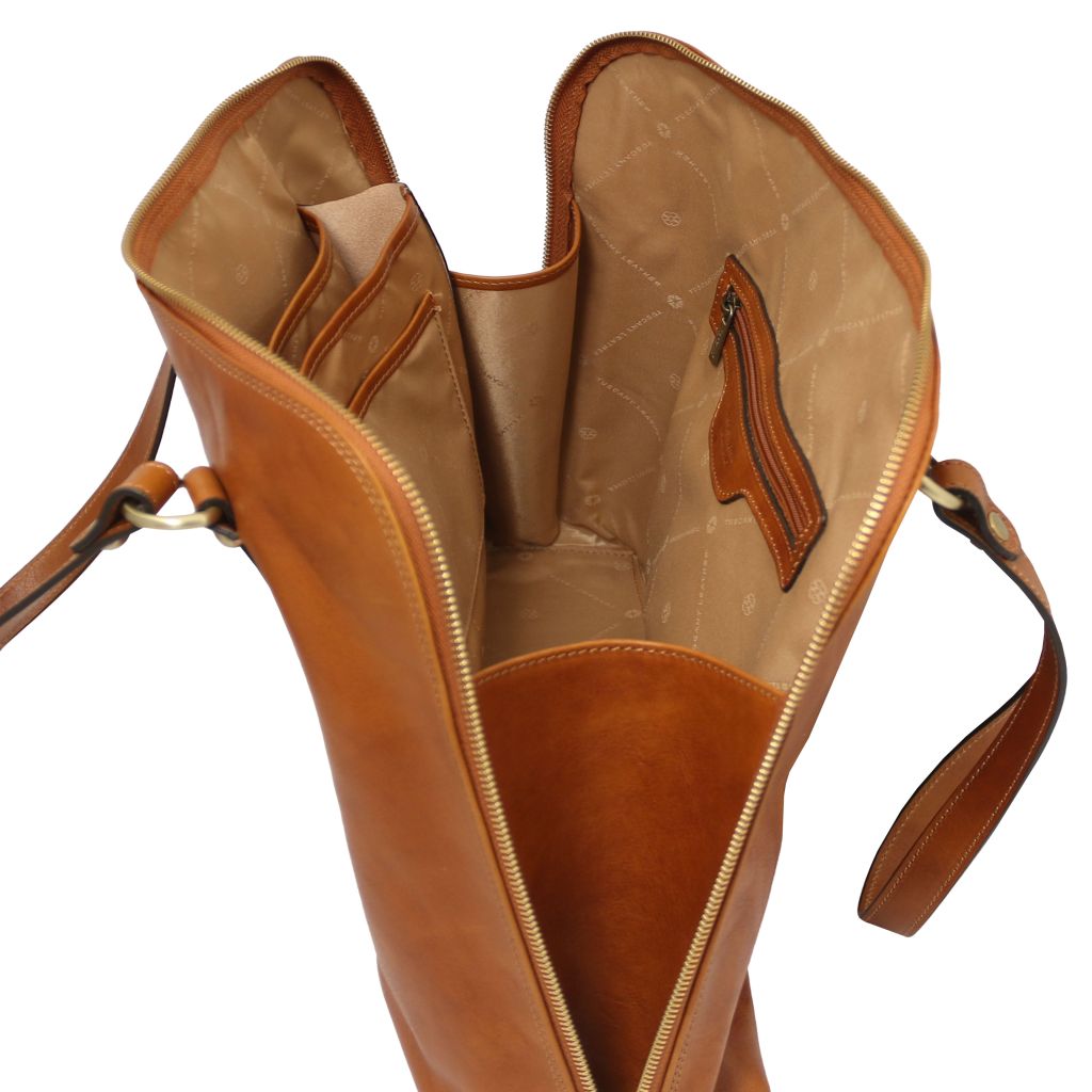 Ravenna - damska ekskluzywna skórzana torba biznesowa