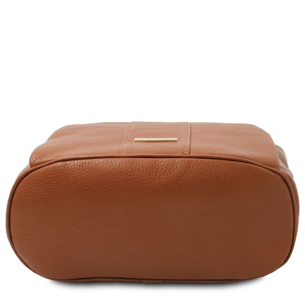 TL Bag - damska plecakotorebka z miękkiej skóry