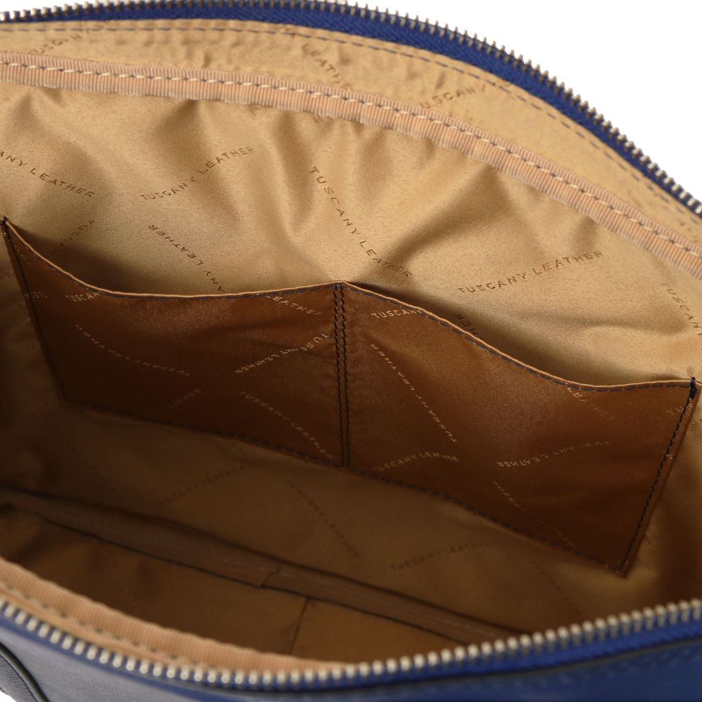 Prato - damska ekskluzywna teczka na laptopa ze skóry typu saffiano