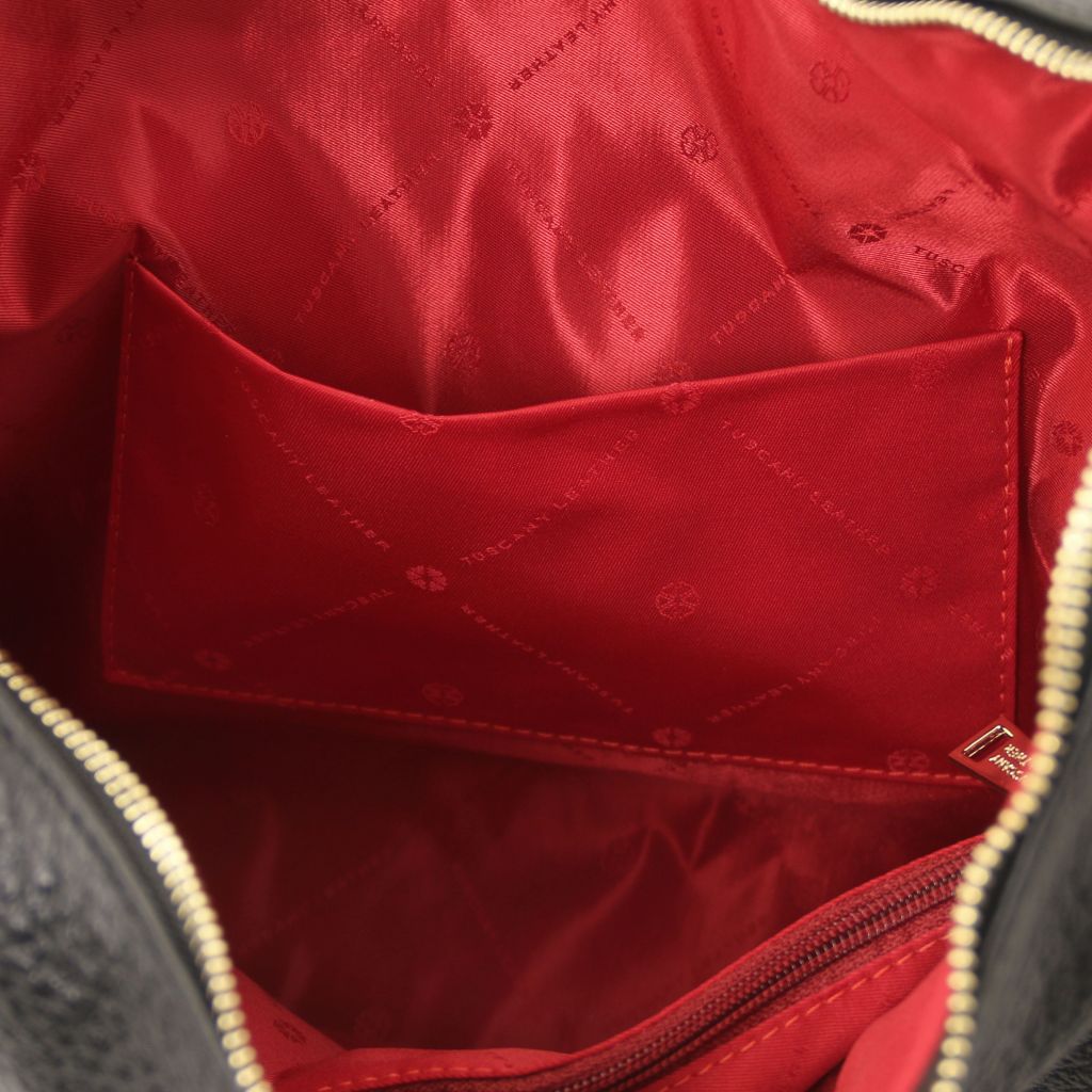 Plenia - skórzana torebka typu shopper