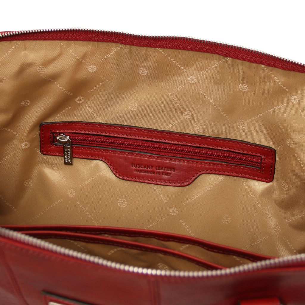 Ravenna - damska ekskluzywna skórzana torba biznesowa