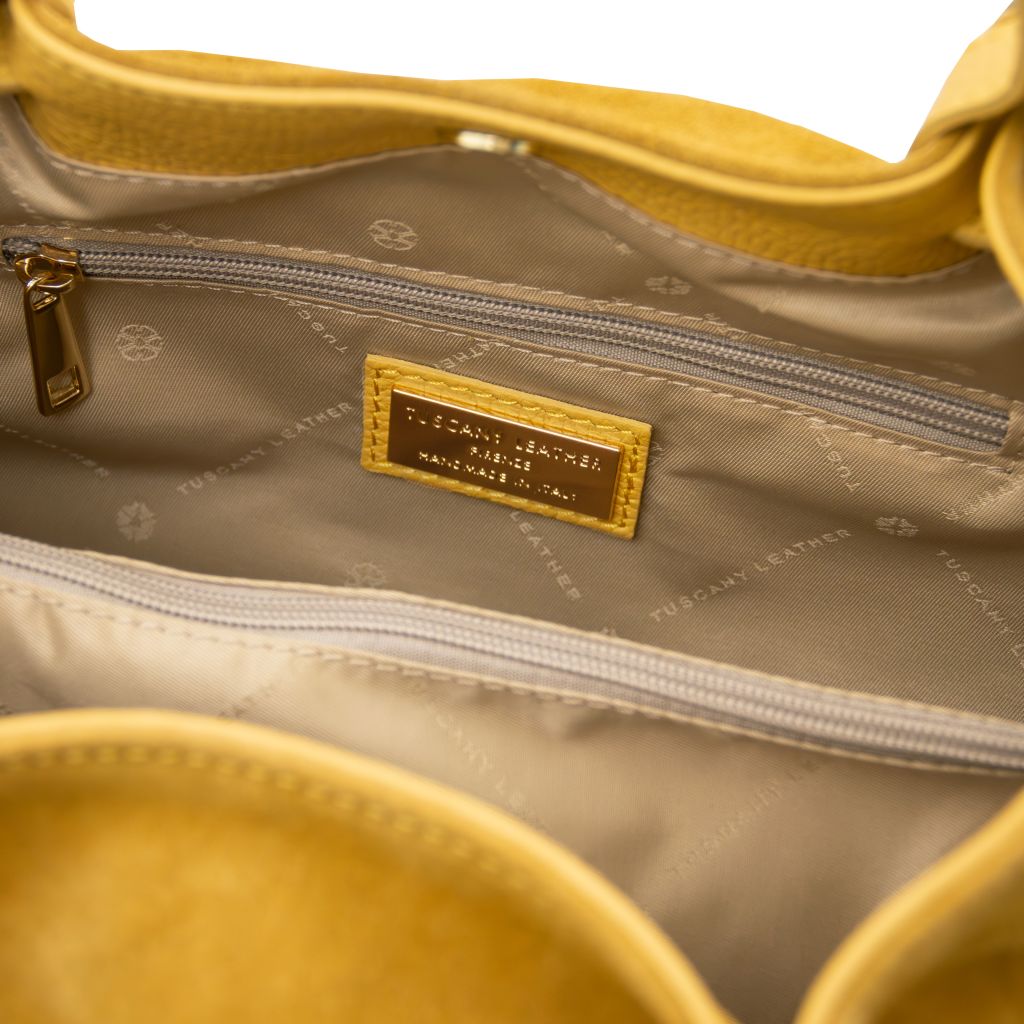 Diade - torebka typu shopper z miękkiej skóry