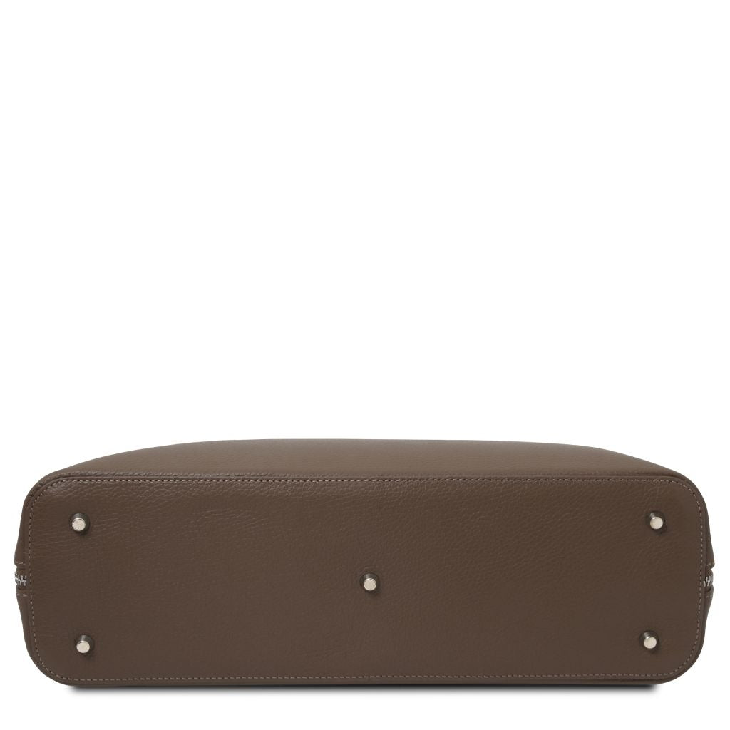 Magnolia - damska skórzana torba na laptopa