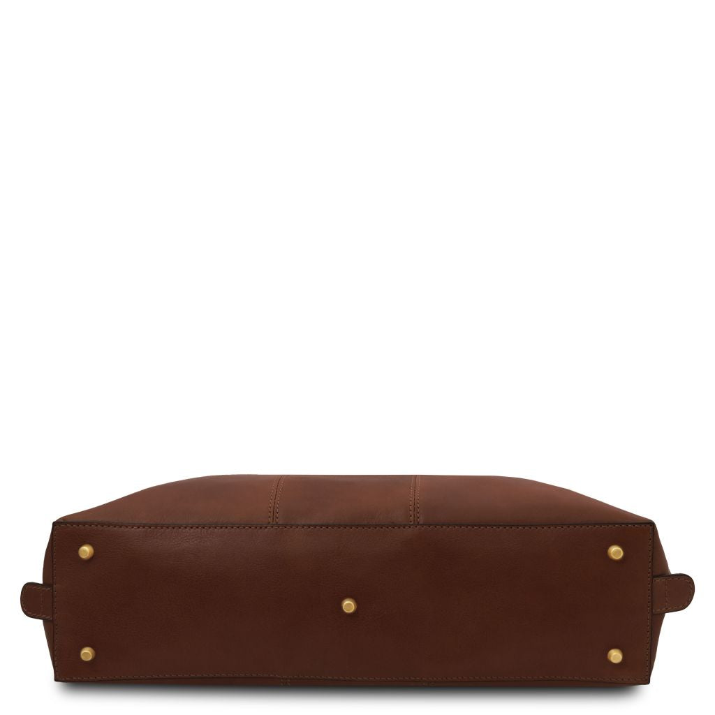 Ravenna - damska ekskluzywna skórzana torba biznesowa