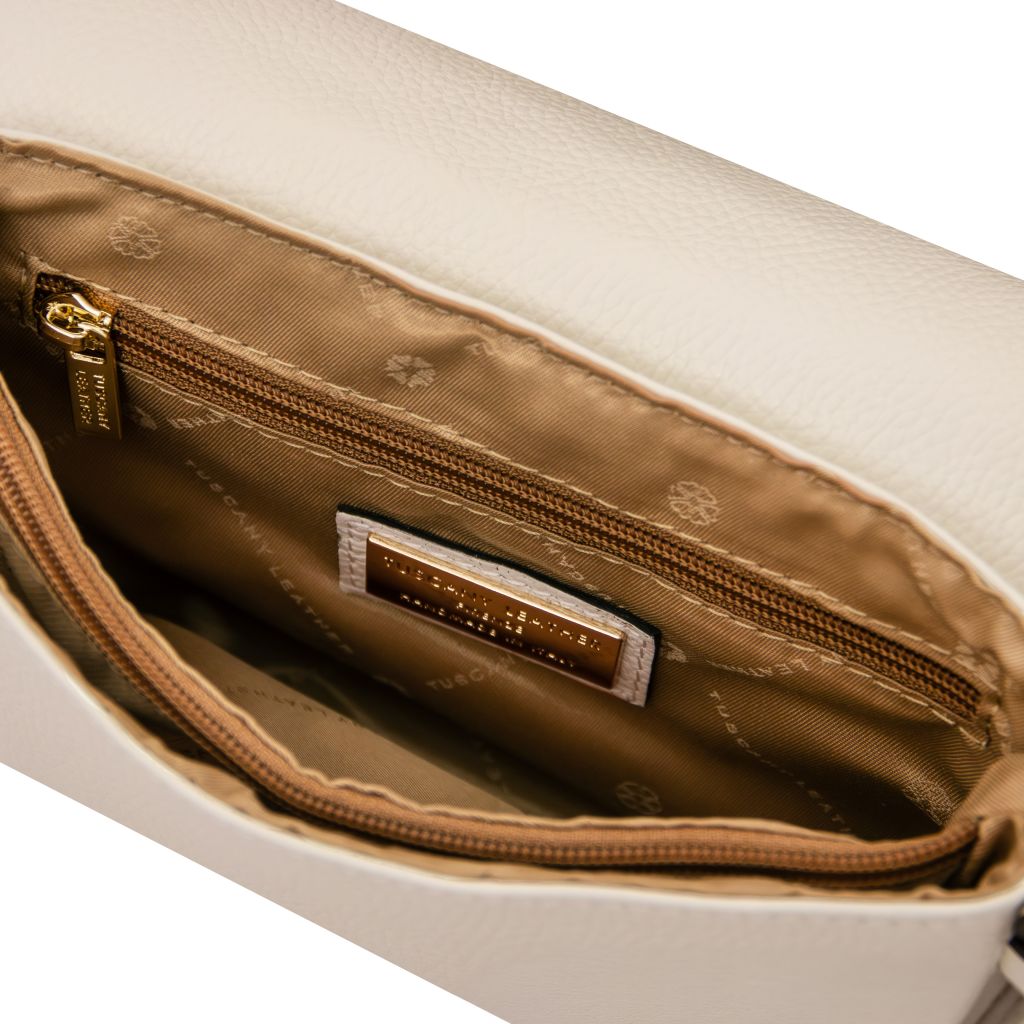 Biscuit - torebka na ramię z miękkiej skóry