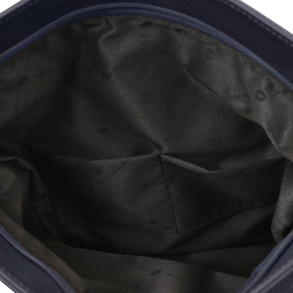 London - damski plecak z miękkiej skóry