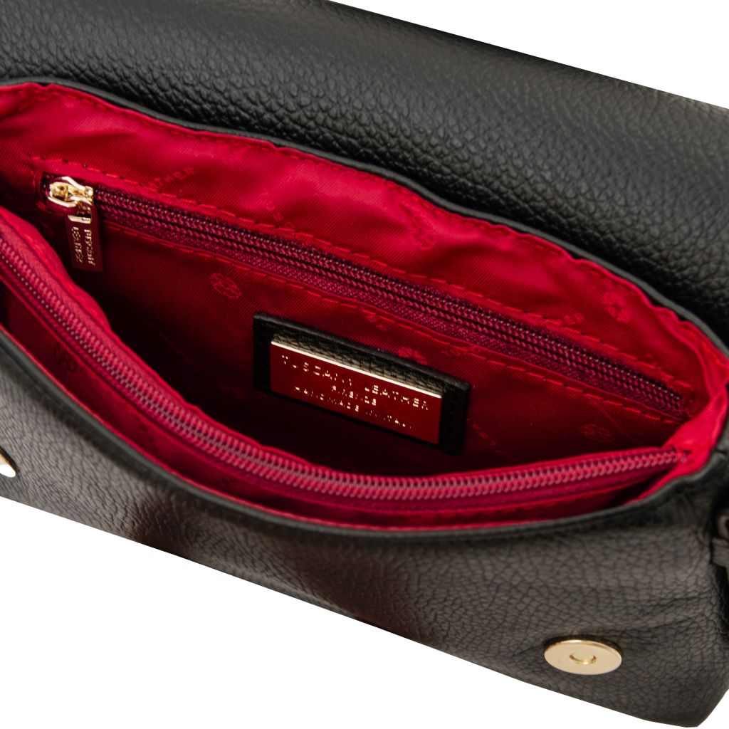 Biscuit - torebka na ramię z miękkiej skóry