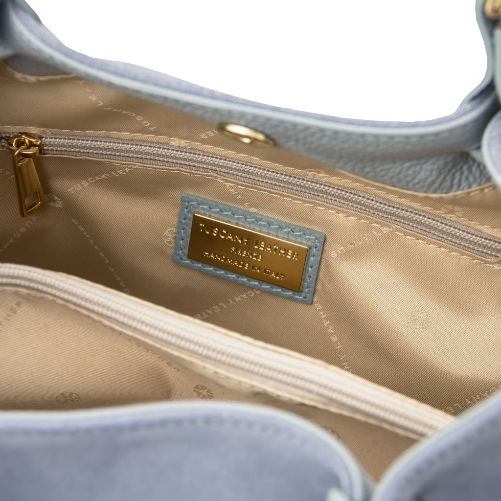 Diade - torebka typu shopper z miękkiej skóry