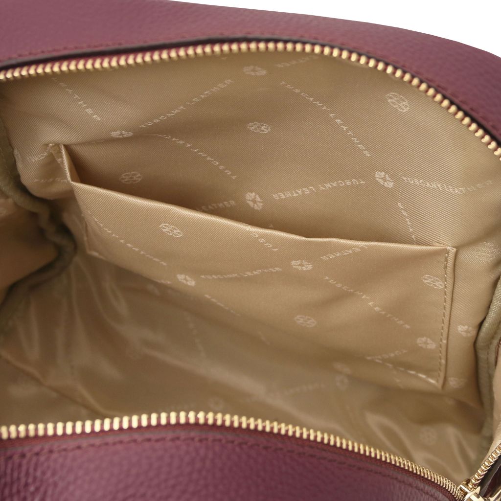 Prisma - plecak z miękkiej skóry