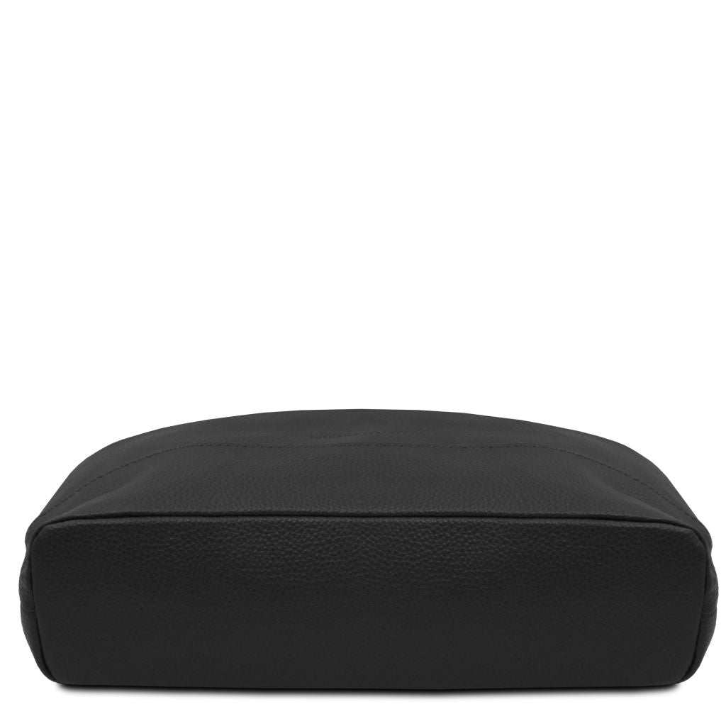 London - damski plecak z miękkiej skóry