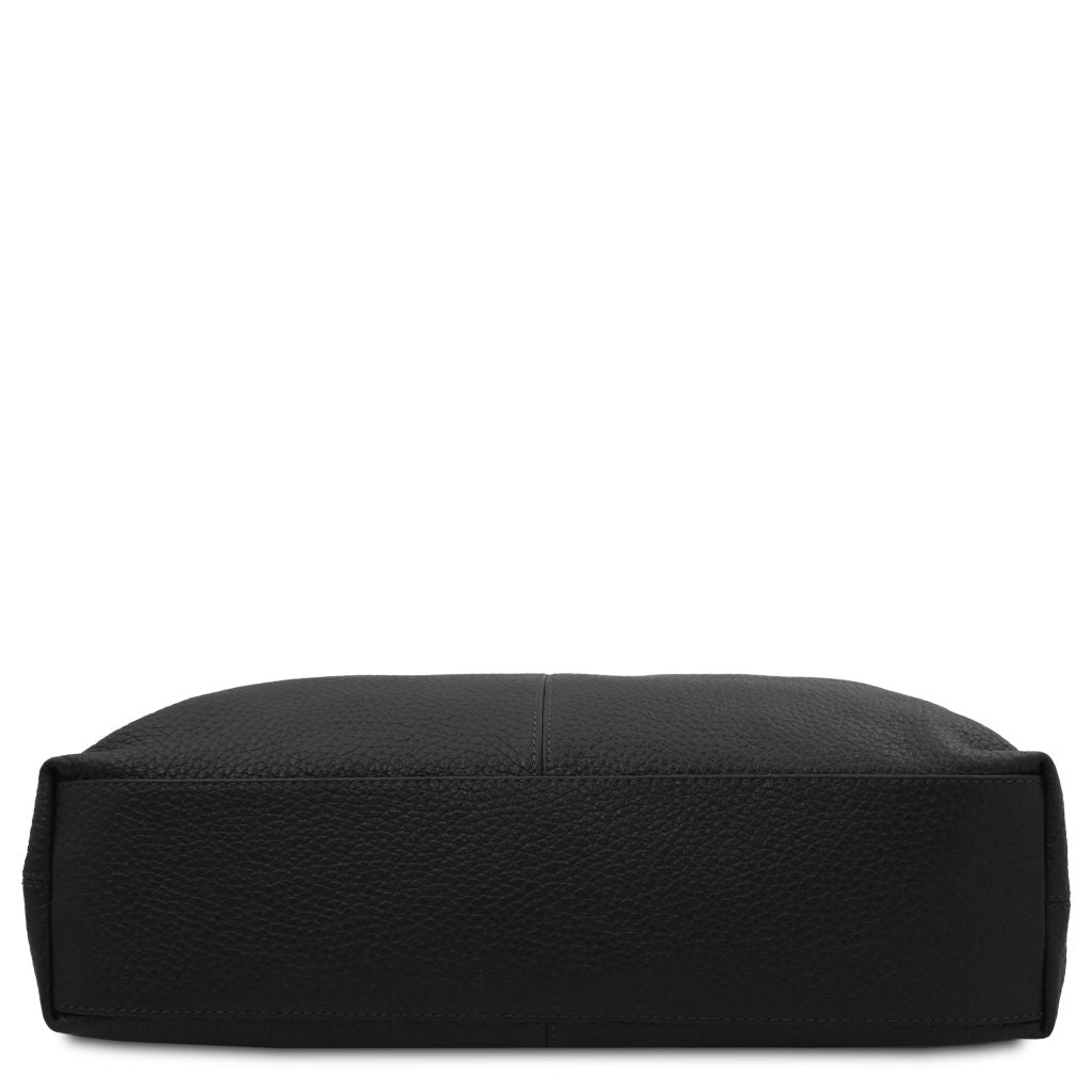 Plenia - skórzana torebka typu shopper