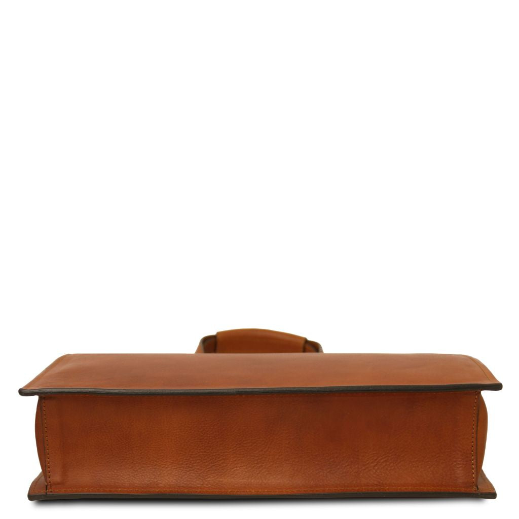 Palermo - damska 3-komorowa aktówka skórzana