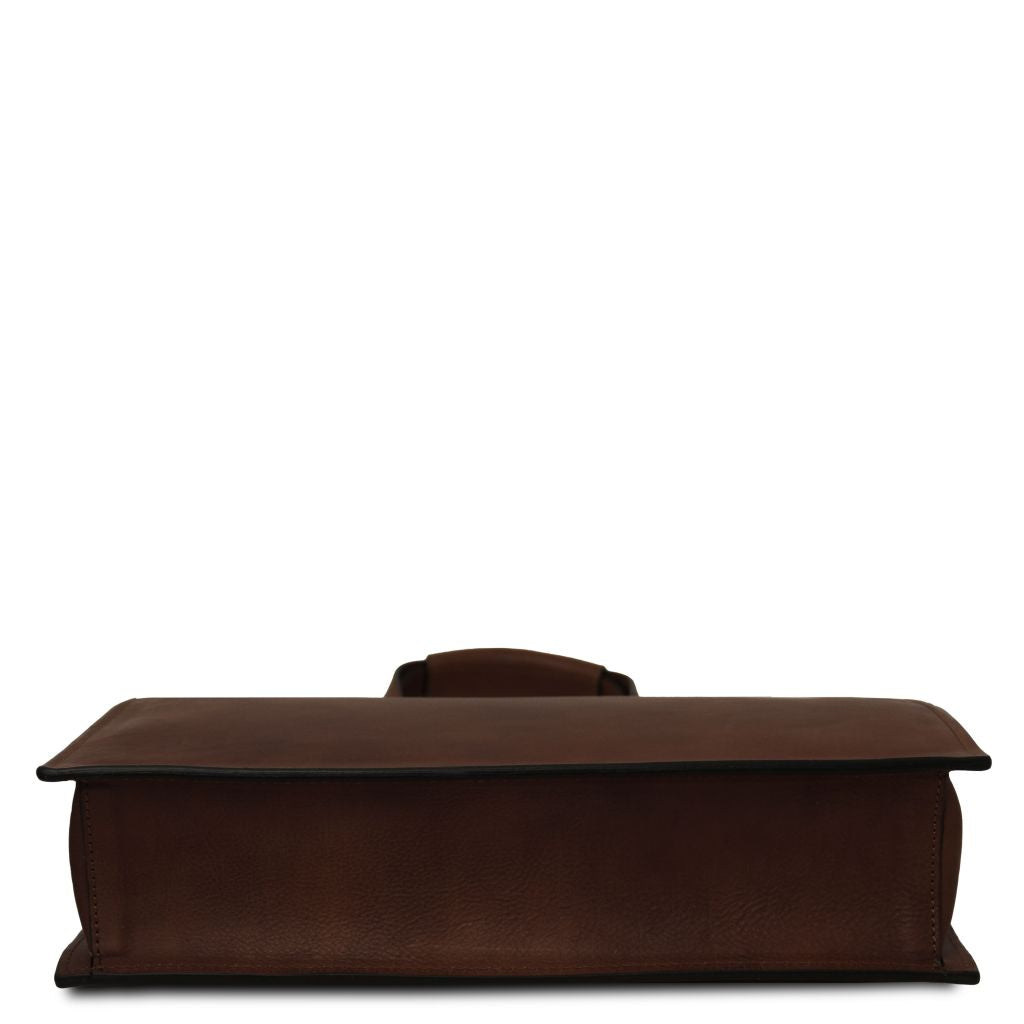 Palermo - damska 3-komorowa aktówka skórzana