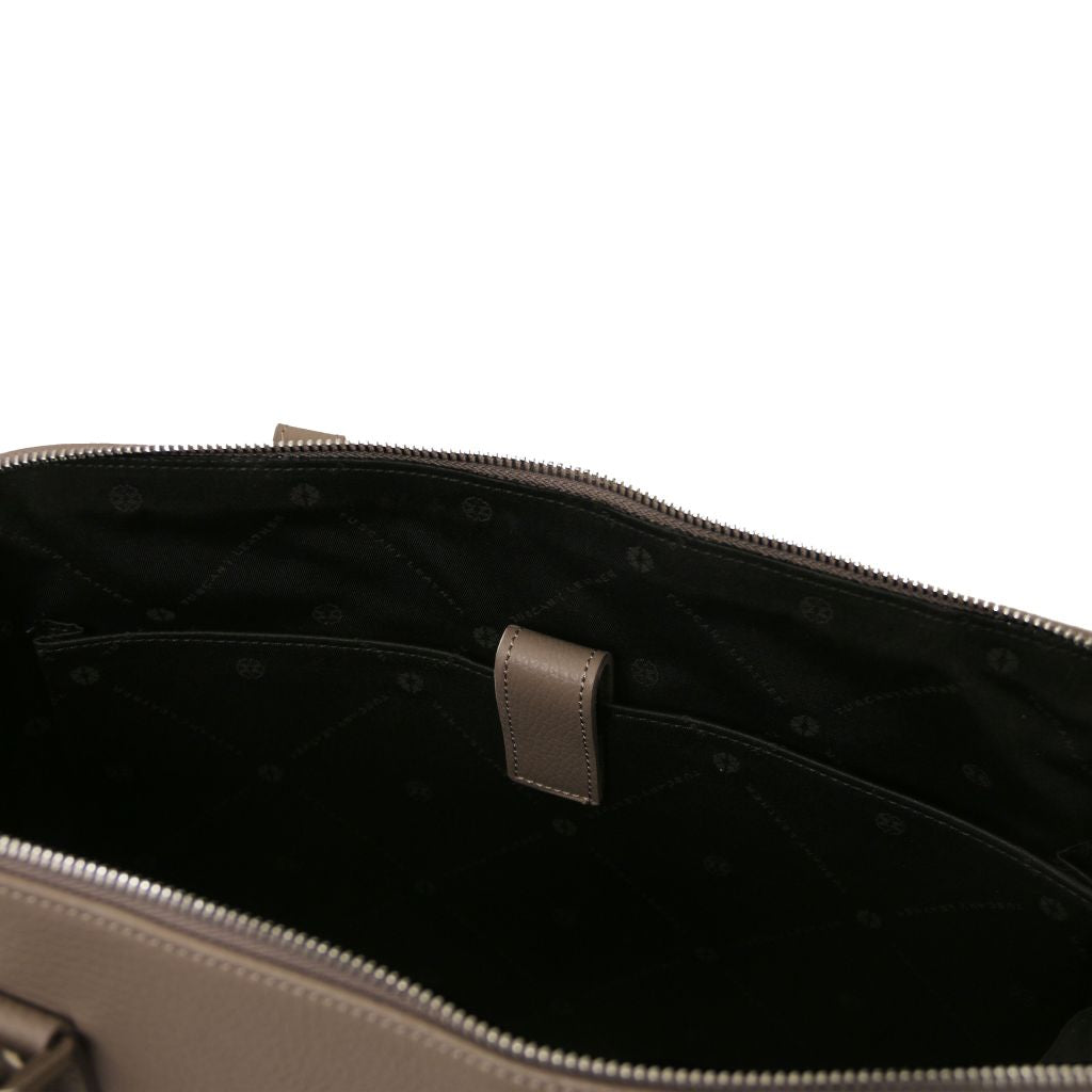 Magnolia - damska skórzana torba na laptopa