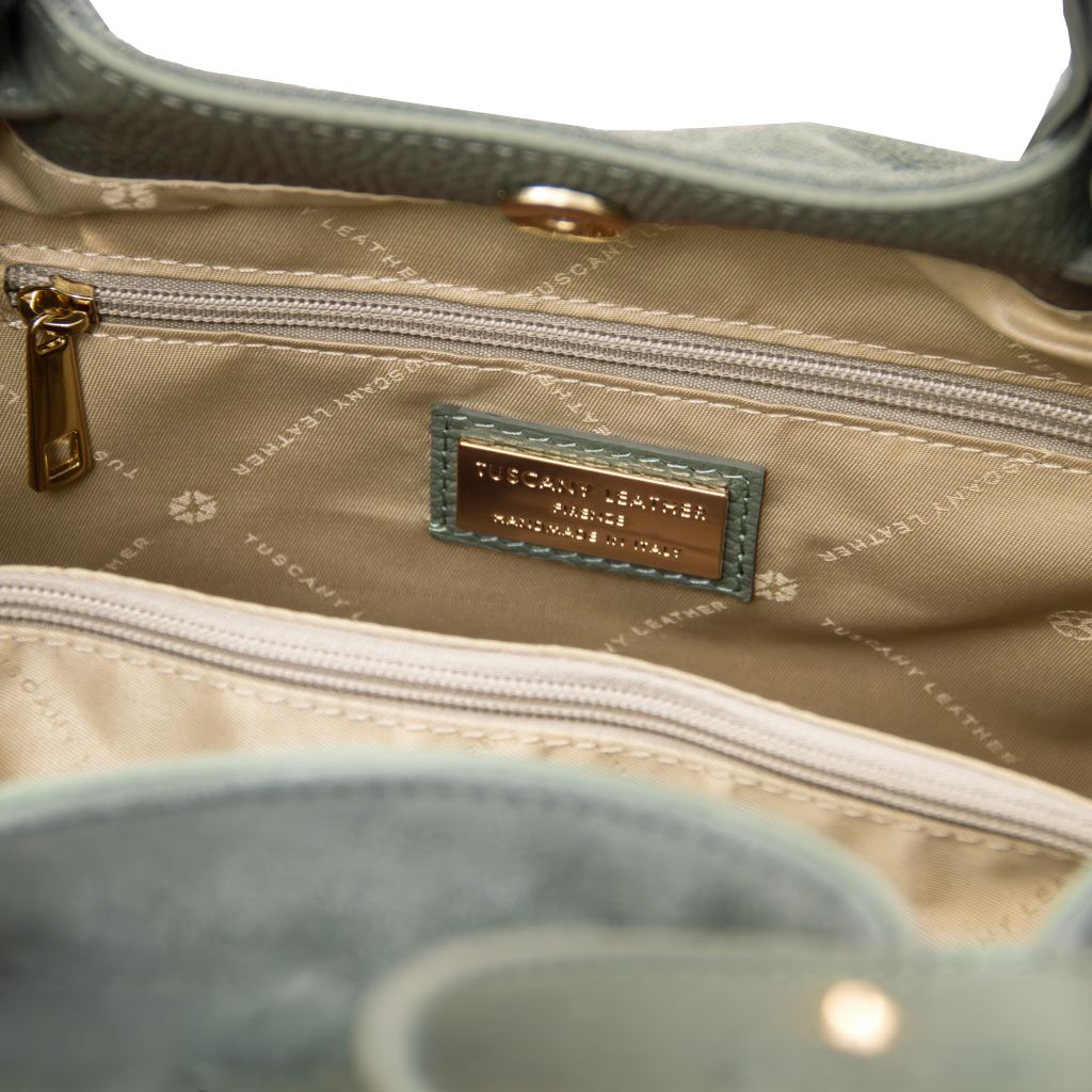 Diade - torebka typu shopper z miękkiej skóry