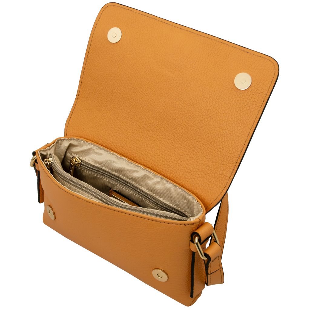 Biscuit - torebka na ramię z miękkiej skóry