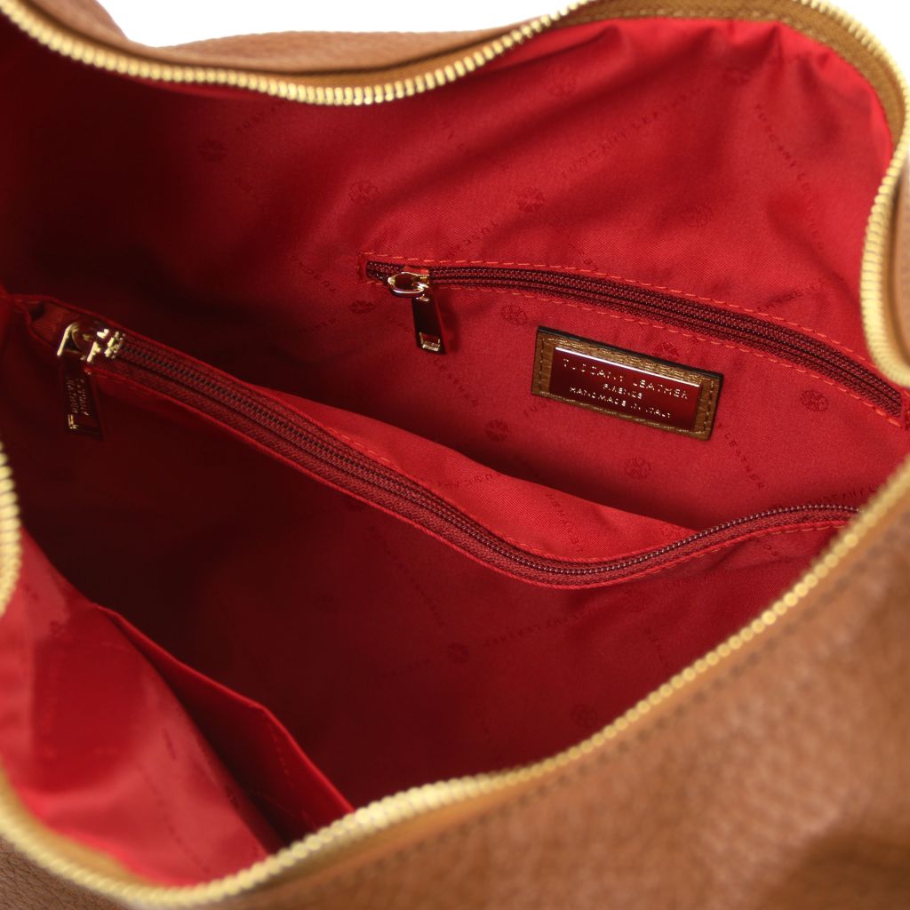 Plenia - skórzana torebka typu shopper