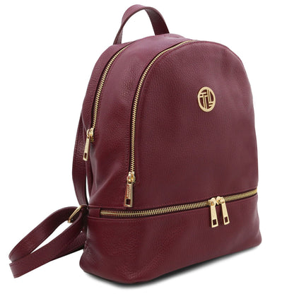TL Bag - plecak z miękkiej skóry