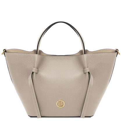 Legame - skórzana torebka typu shopper - duża