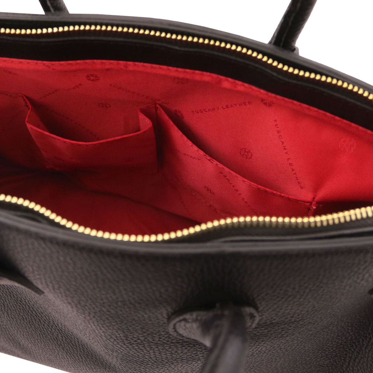 TL Bag - leather bag with gold-tone hardware
