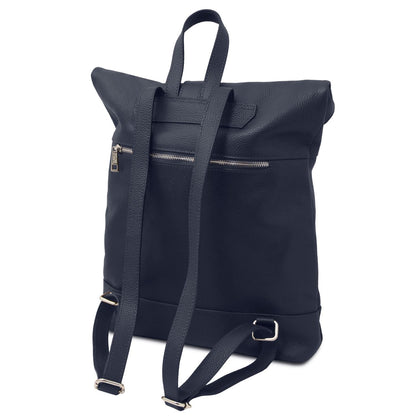 London - women's soft leather backpack
