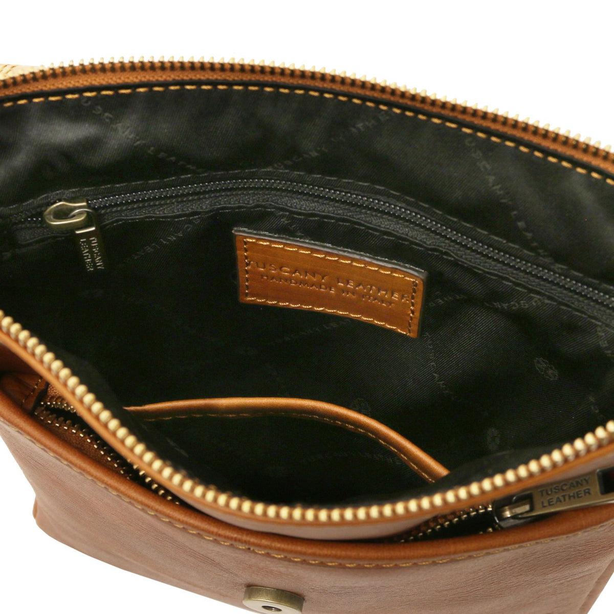 John - leather messenger bag