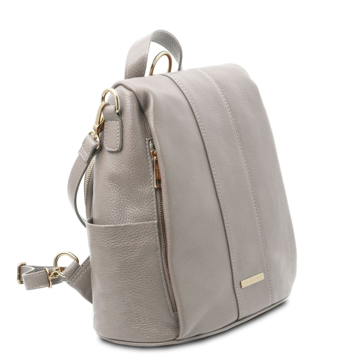TL Bag - Women's soft leather backpack-handbag