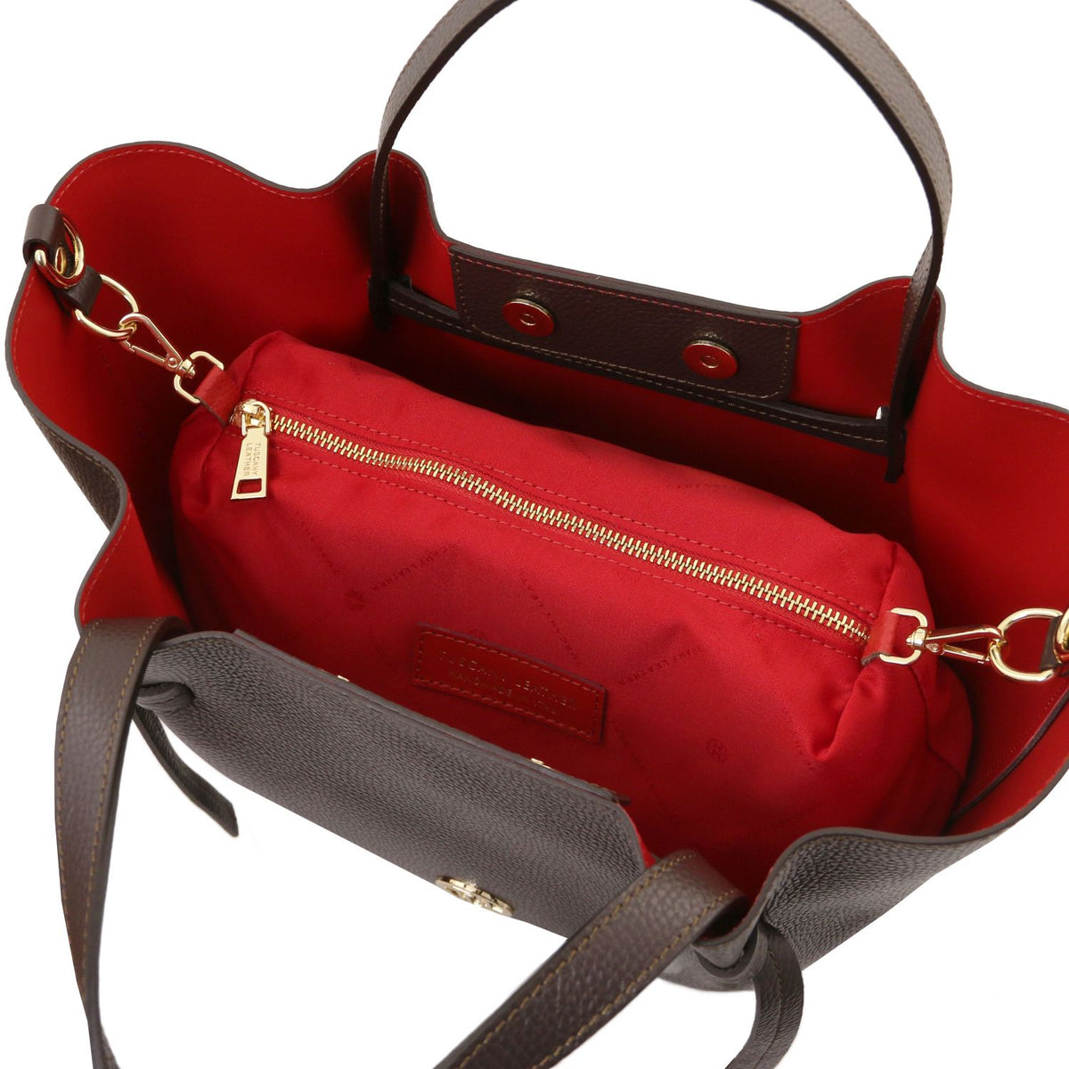 Legame - leather shopper bag - large