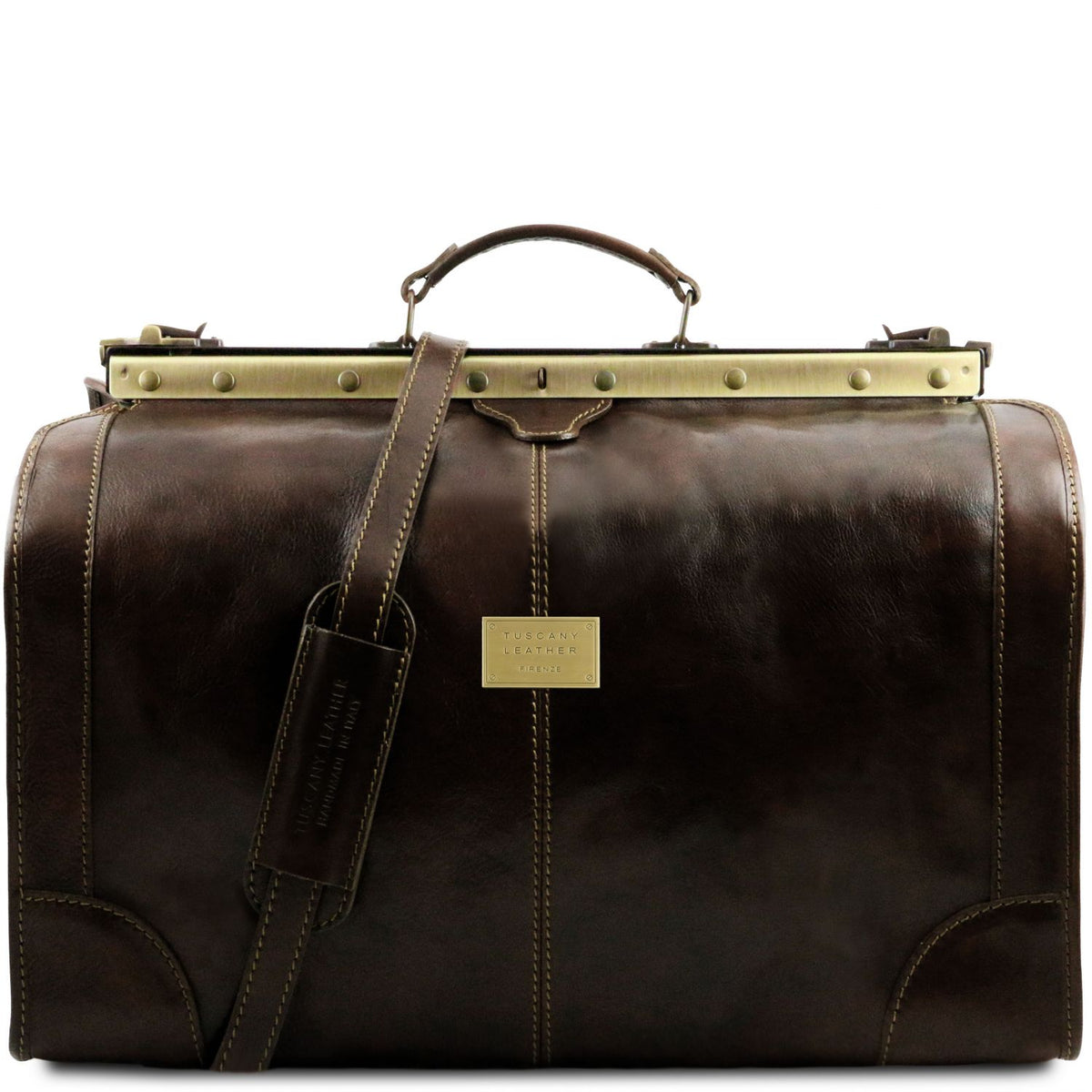 Madrid - large leather travel trunk