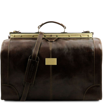 Madrid - large leather travel trunk