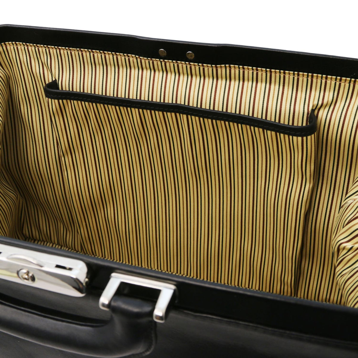 Giotto - exclusive leather medical bag with a double bottom