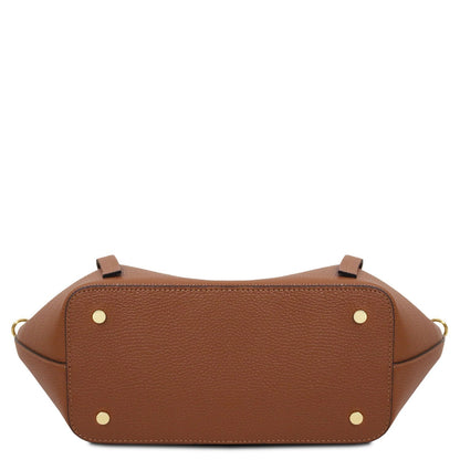 Legame - skórzana torebka typu shopper - duża