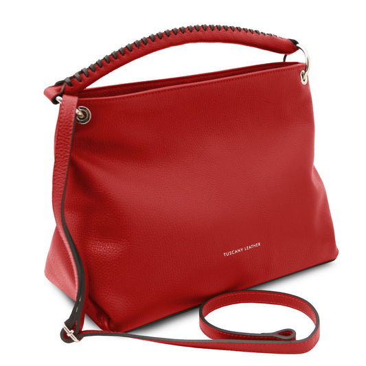TL Bag - torebka na ramię z miękkiej skóry