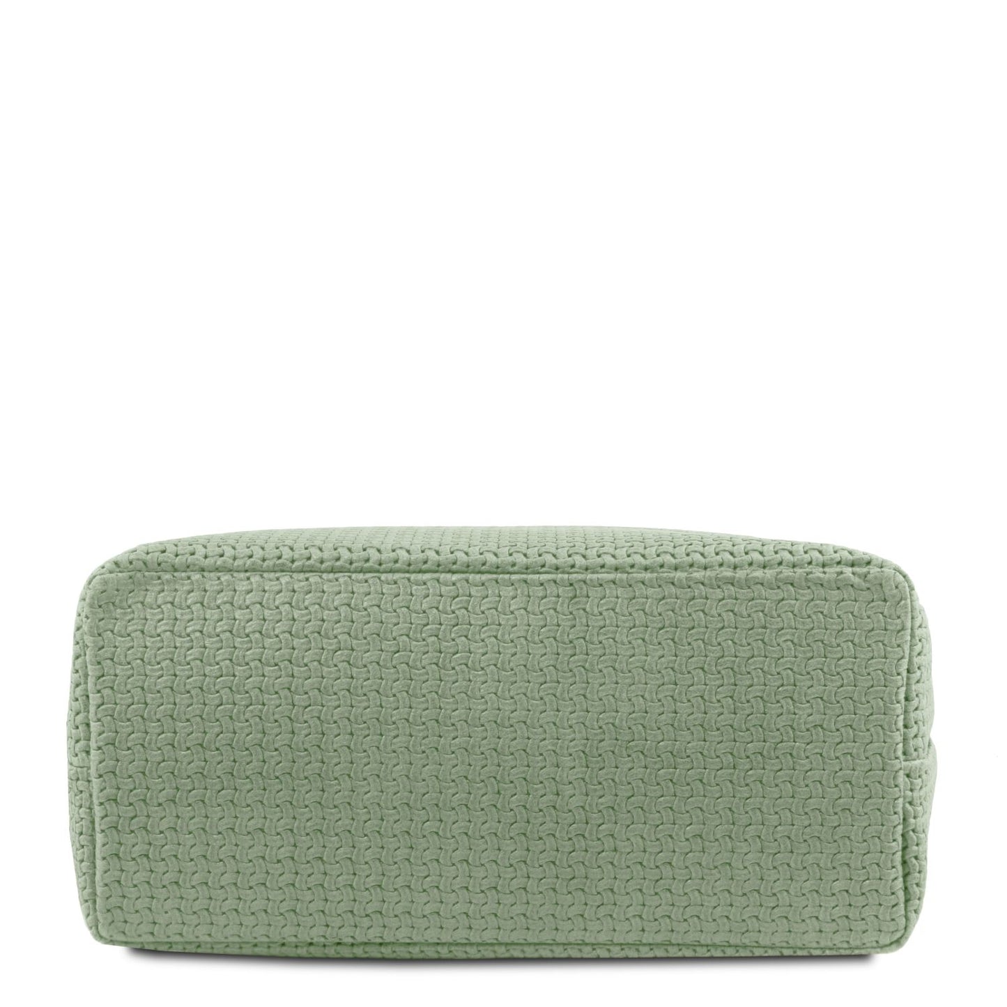 TL KeyLuck - skórzana torebka z plecionym wzorem typu shopper