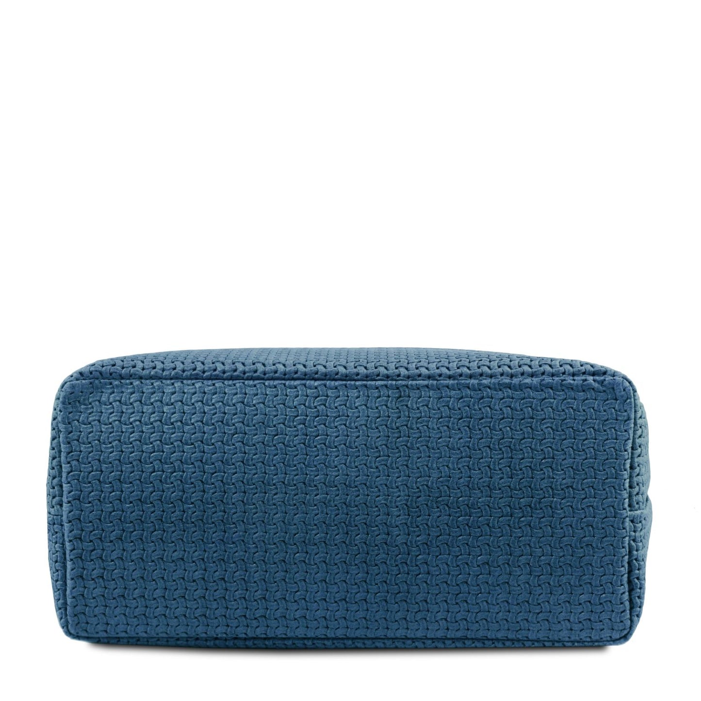 TL KeyLuck - skórzana torebka z plecionym wzorem typu shopper